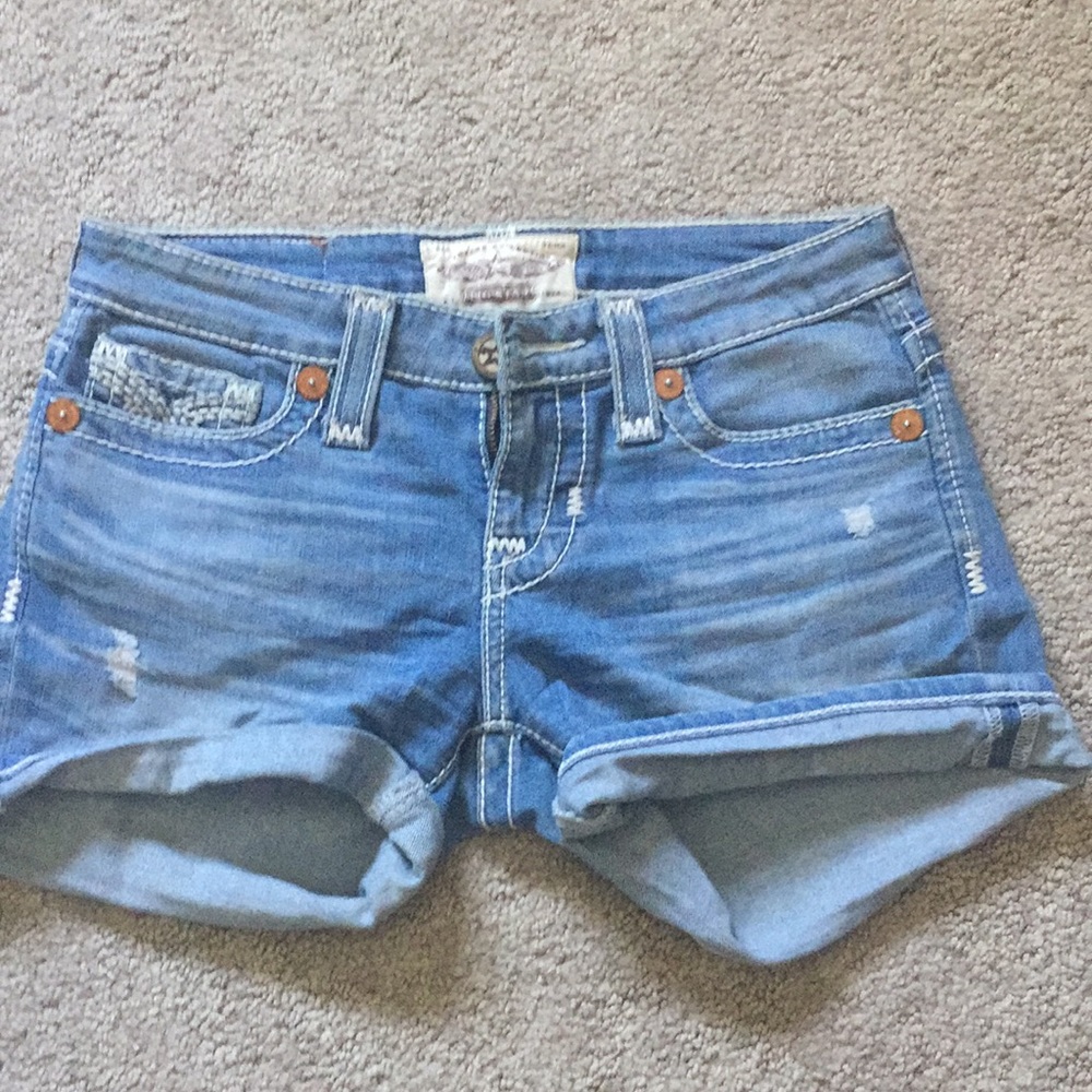 Big star blue jean shorts